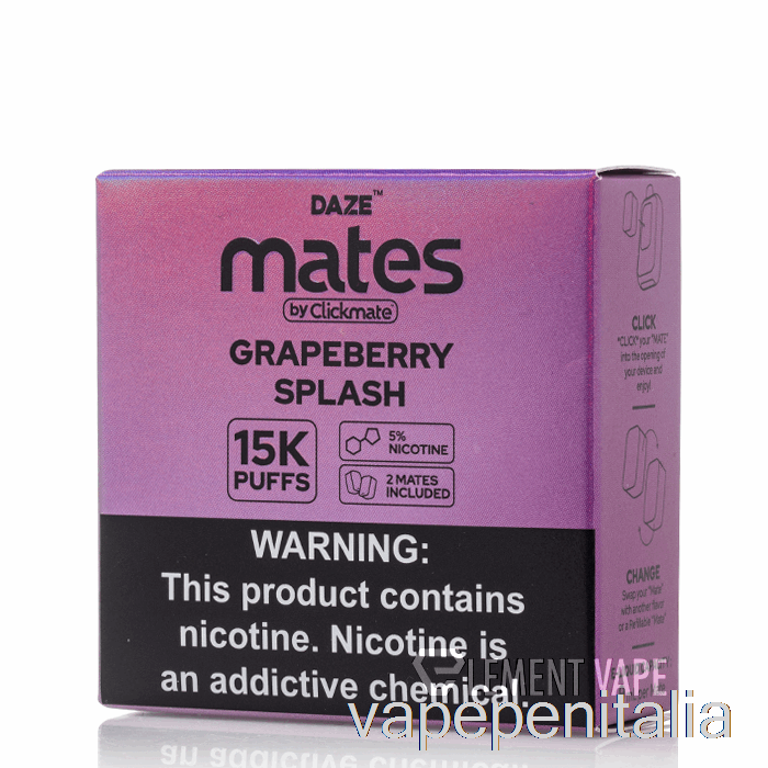 Vape Pen 7 Daze Mate Pods Grapeberry Splash